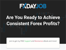 Tablet Screenshot of fxdayjob.com